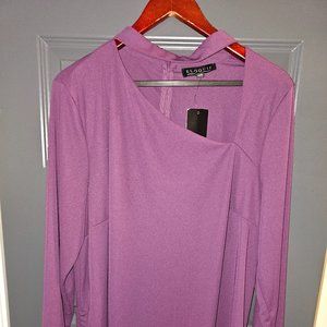 Eggplant Eloquii Top